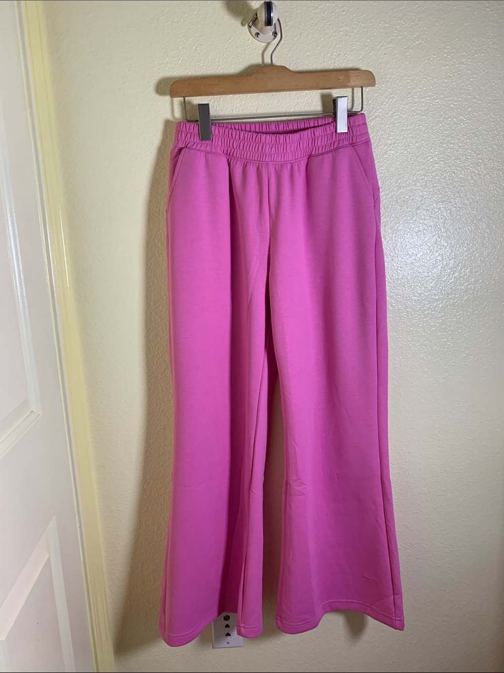 NWOT Zenana Pink Boot Cut Jumpsuit Pants, Size M
